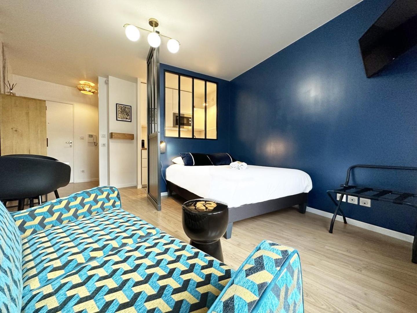 C Le 15 - Studio Cosy Avec Parking Chartres Exterior foto